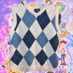 argyle sweater vest